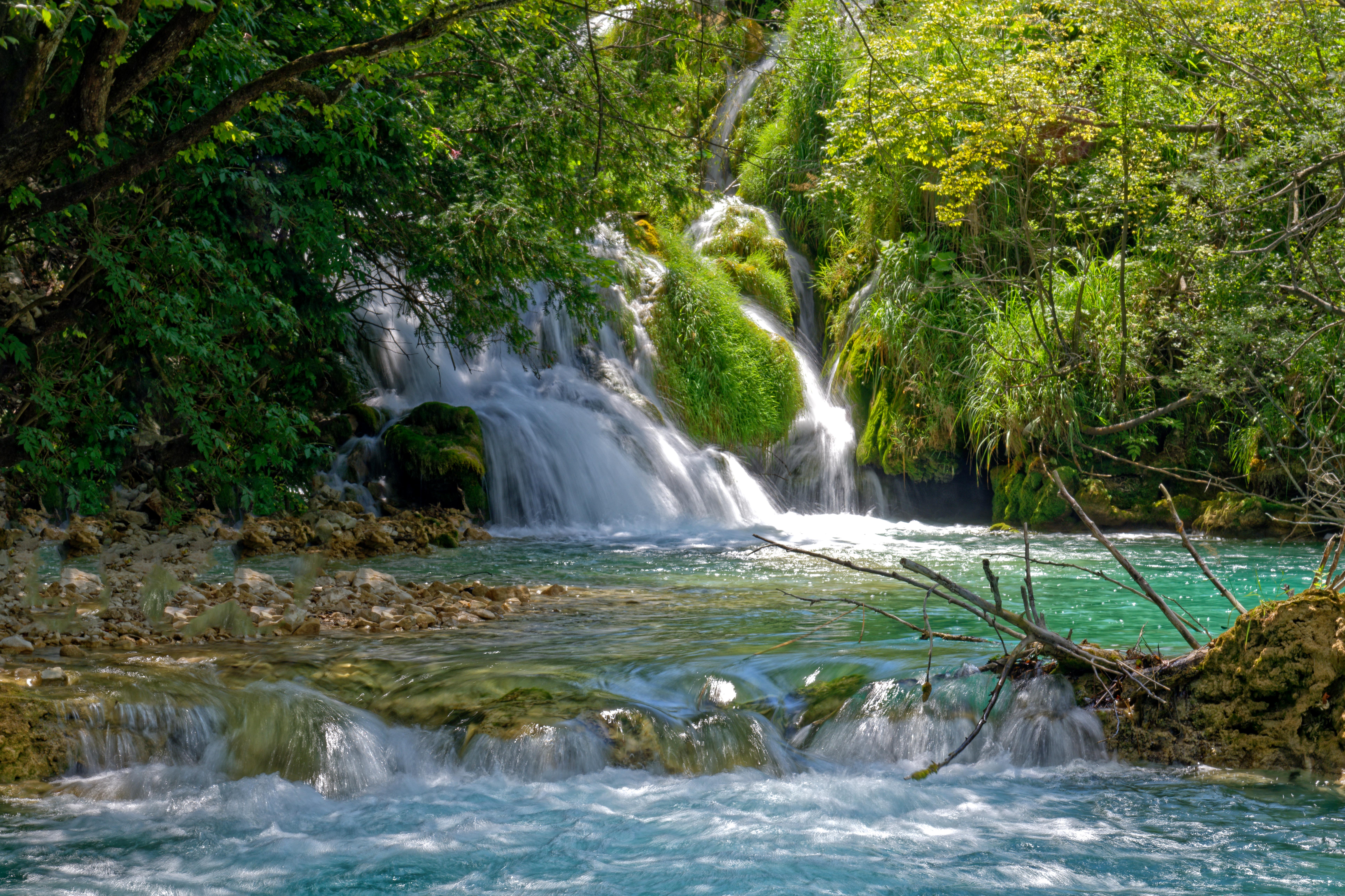 Historischer Blick auf den Nationalpark Plitvicer Seen